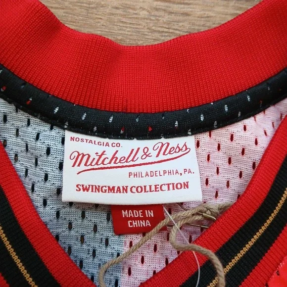 Allen Iverson Jersey Mens Medium Mitchell & Ness 2000 Split Swingman 76ers - Picture 3 of 11